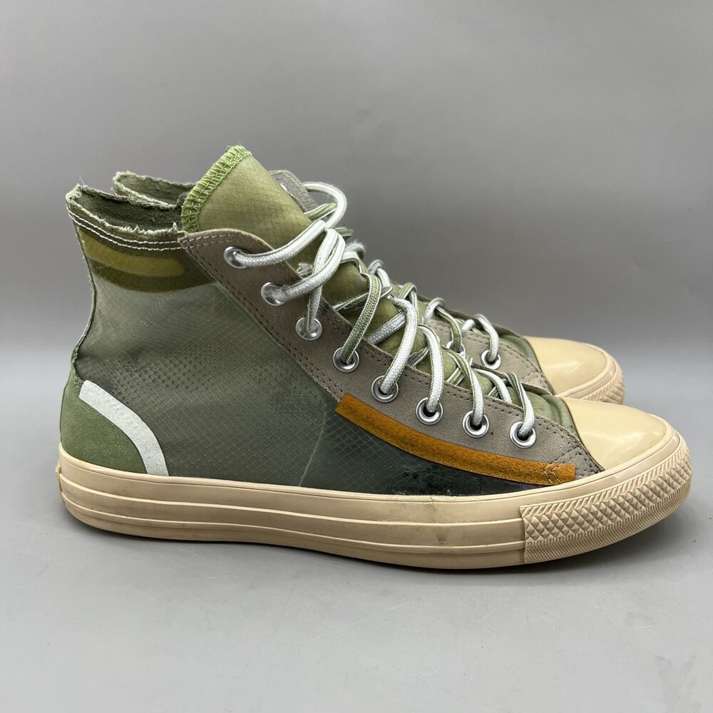 Men's 8.5 / Women's 10.5 - Converse High Translucent Deep Emerald Skate Sneakers
